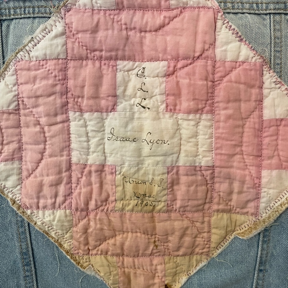 Beautiful Upcycled Patchwork Denim Jacket - image 5